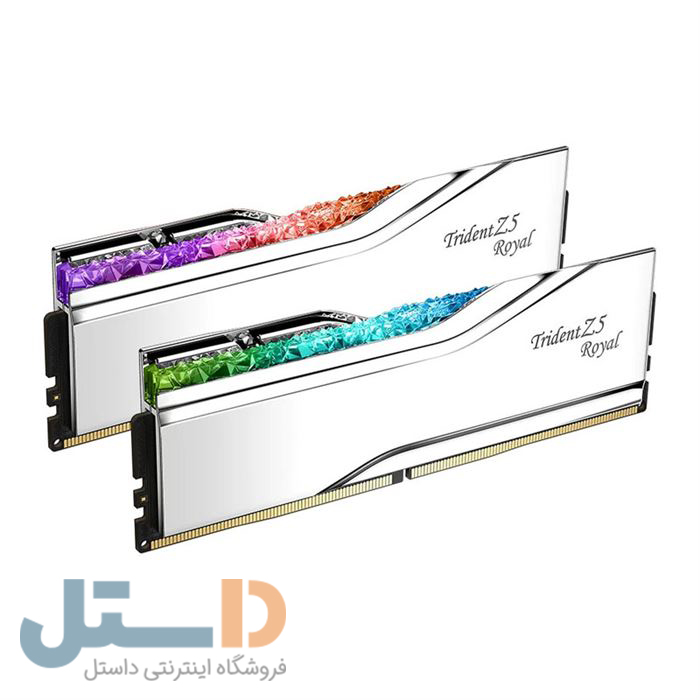 رم کامپیوتر جی اسکیل Trident Z5 Royal Silver RGB 6400Mhz ظرفیت 32 گیگابایت -gallery-3 - https://www.dostell.com/